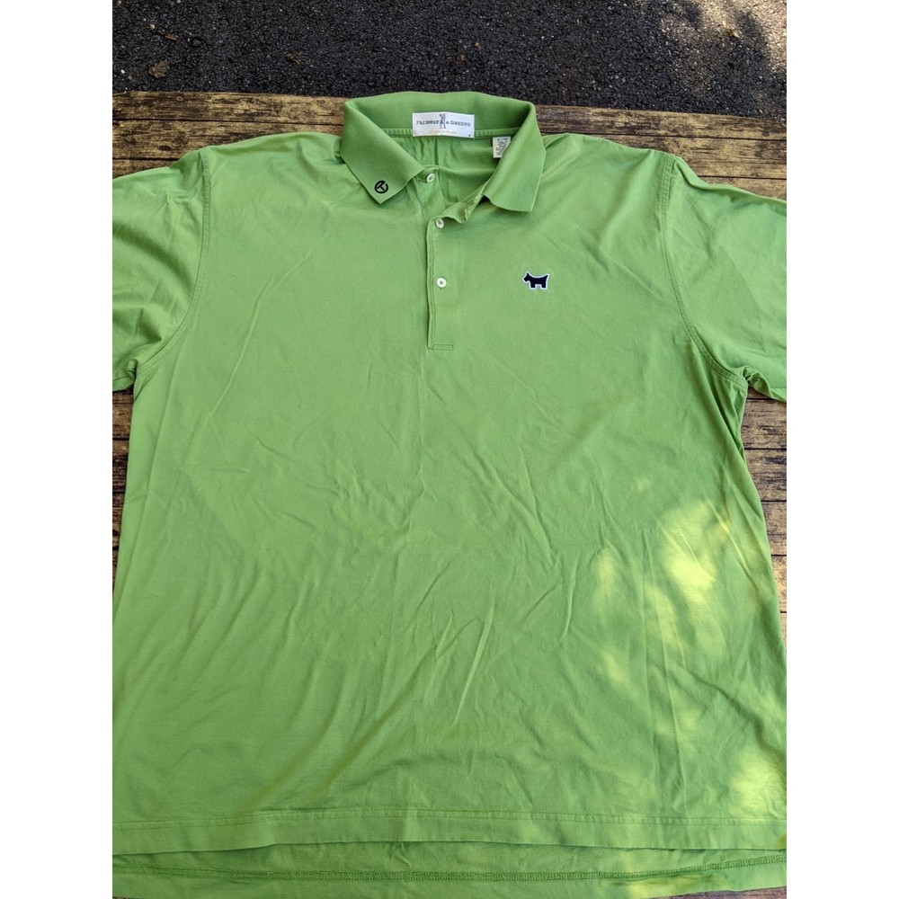 SUPER RARE! Vintage Scotty Cameron Circle T Scotty Dog Green XL Polo